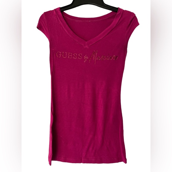 Marciano Fuchsia Hue Short Sleeve Tee - Size XS - Picture 1 of 4